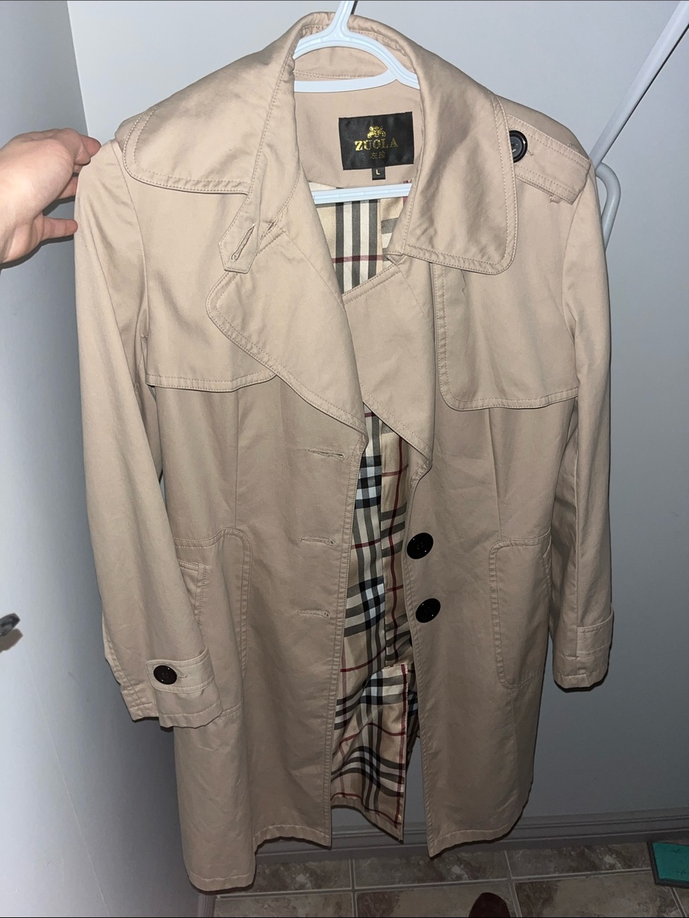 Beige Trench Coat - Classic Women's Lightweight Coat